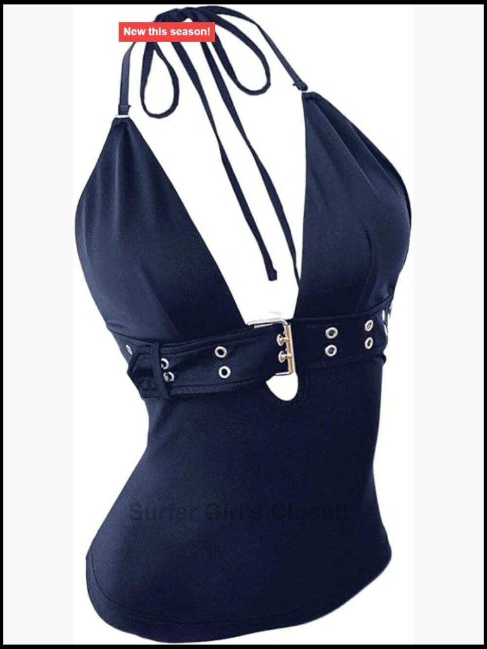 Y2K Rave Halter Crop Top Backless Stretchy Polyester Blend Going Out Outfit